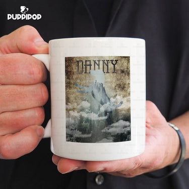 Custom Dog Mug - Personalized The Mountain Gift For Dad - White Mug